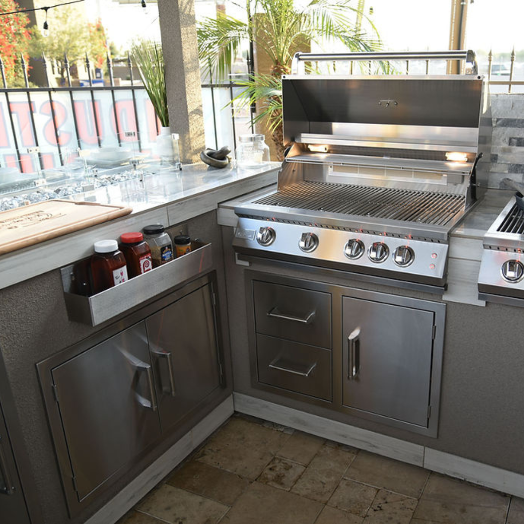Kokomo Outdoor Kitchen Stainless Steel Two Drawer - One Door Combo