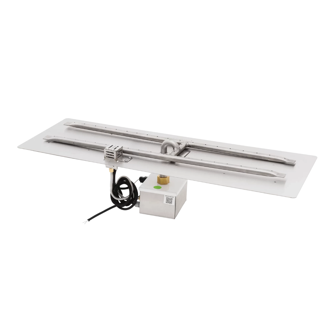 The Outdoor Plus 48" x 12" Rectangular Flat Pan & SS ‘H’ Burner