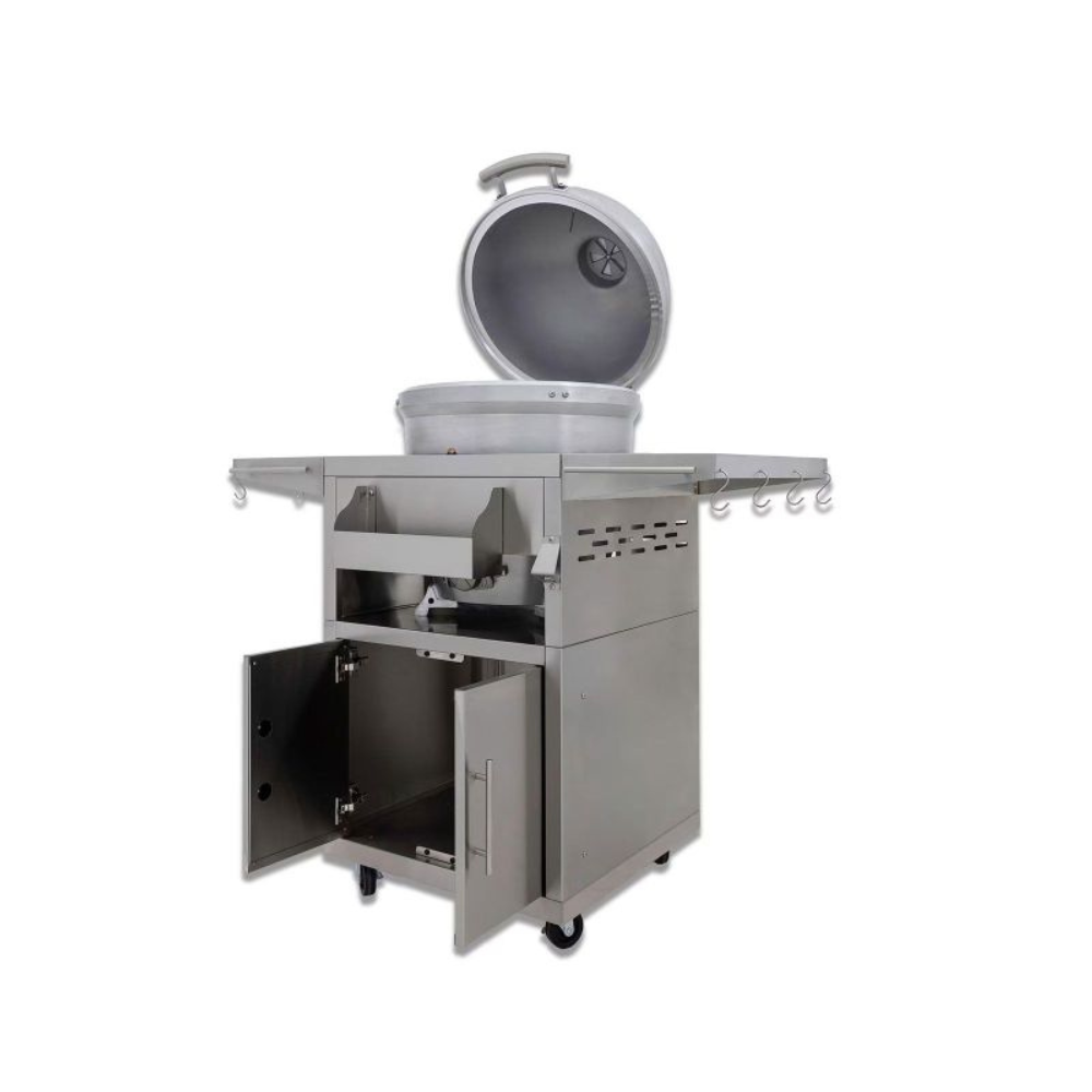 Blaze 20-Inch Cast Aluminum Kamado Freestanding