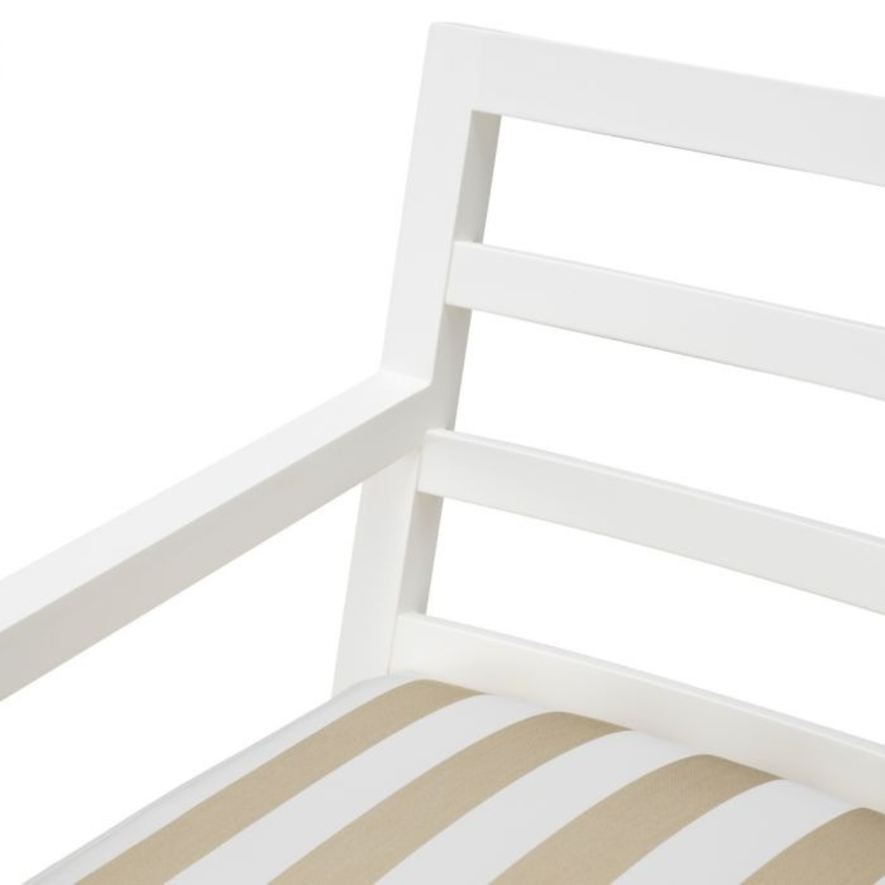 Eichholtz Outdoor Dining Chair Delta Matte white finish | florent beige
