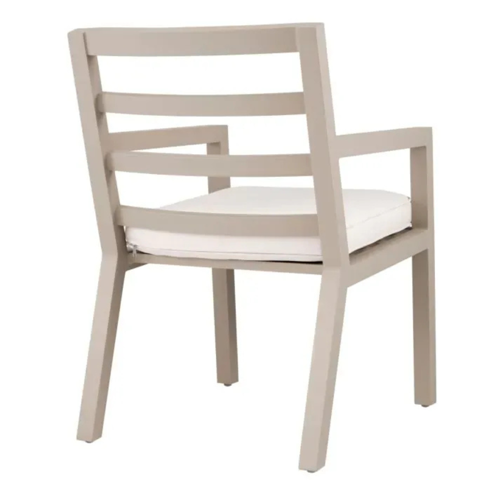 Eichholtz Outdoor Dining Chair Delta Sand finish | sunbrella canvas