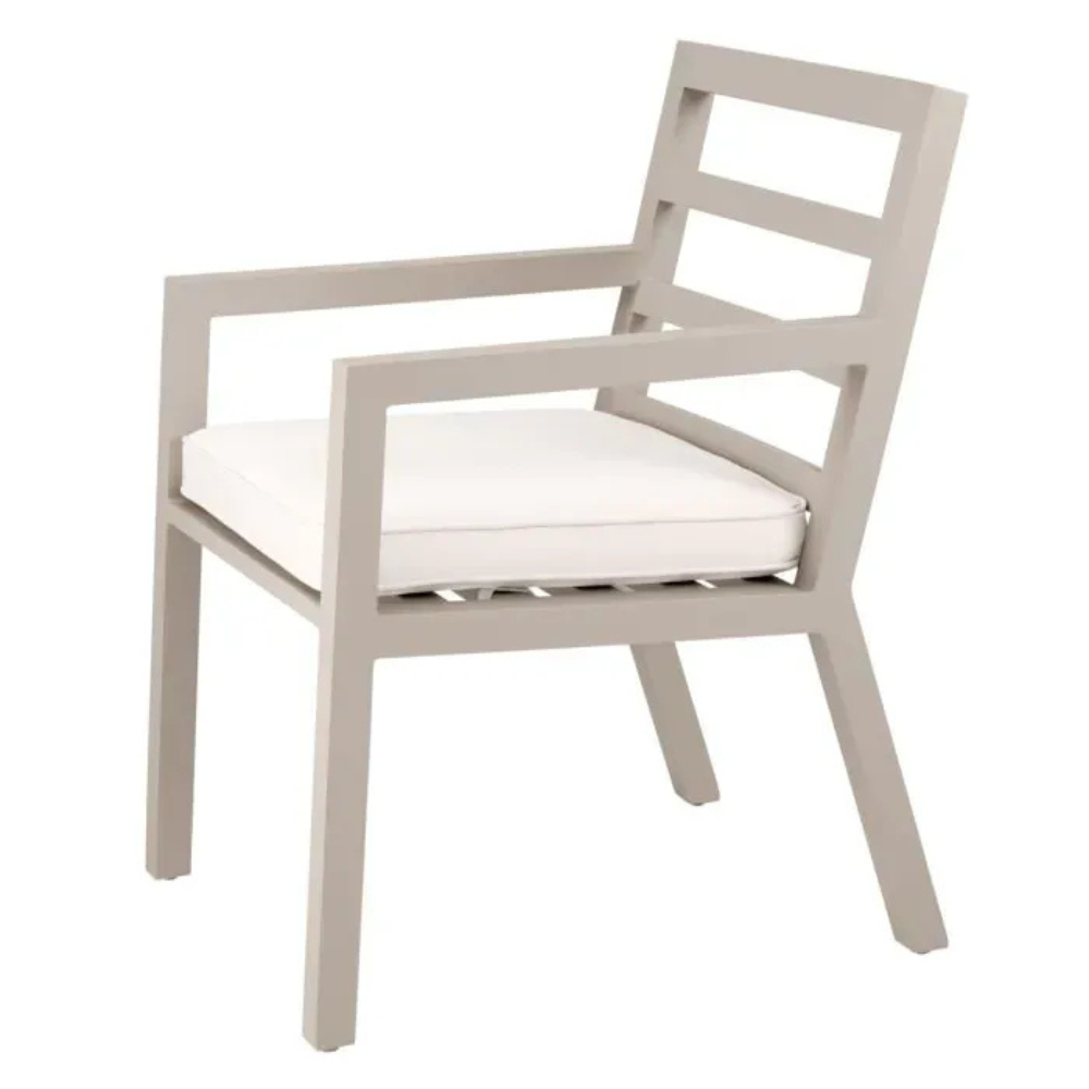 Eichholtz Outdoor Dining Chair Delta Sand finish | sunbrella canvas