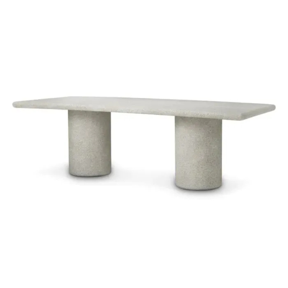 Eichholtz Outdoor Dining Table Cloverdale Grey stone texture