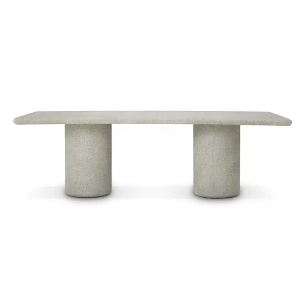 Eichholtz Outdoor Dining Table Cloverdale Grey stone texture