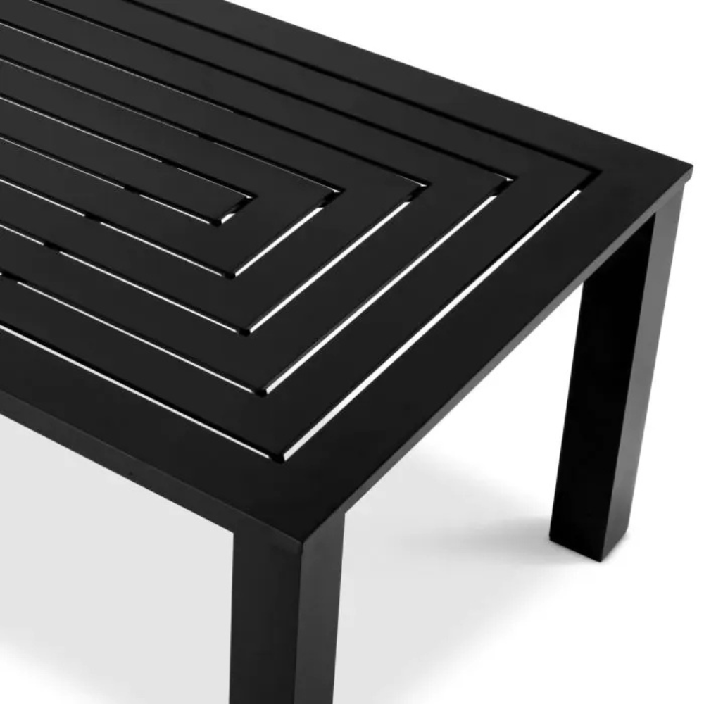 Eichholtz Outdoor Dining Table Vistamar Black finish
