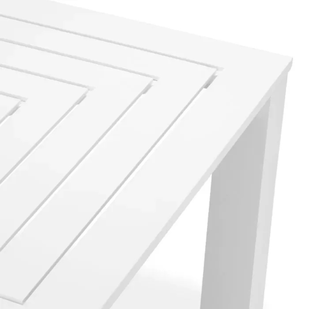 Eichholtz Outdoor Dining Table Vistamar Matte white finish