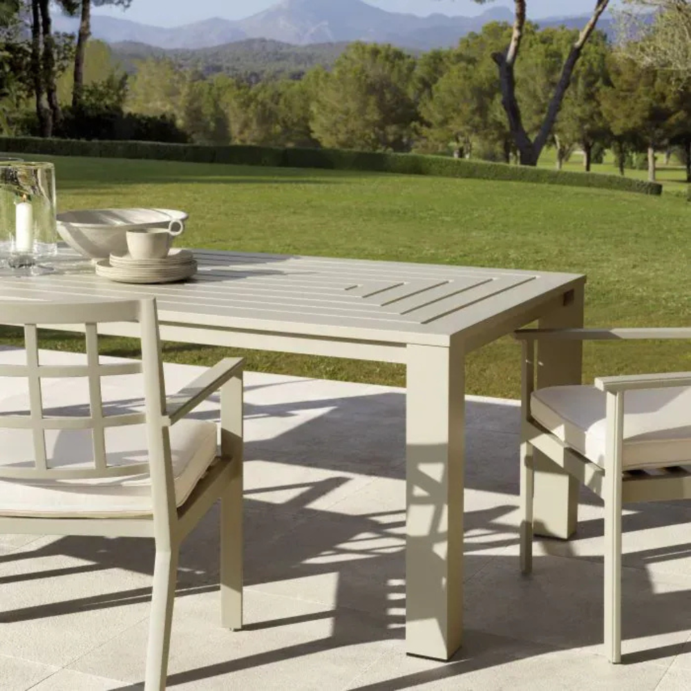Eichholtz Outdoor Dining Table Vistamar Sand finish