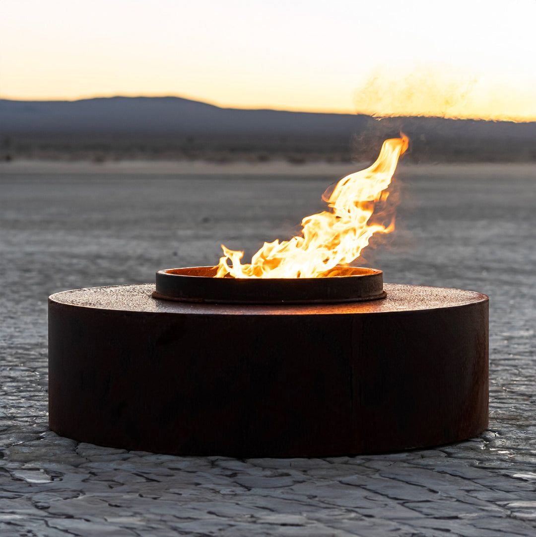 The Outdoor Plus The Orbit Smokeless Fire Pit Corten Steel