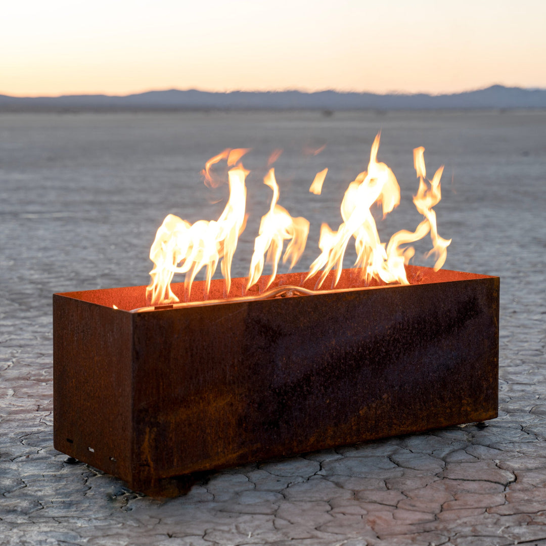The Outdoor Plus The Shuttle Fire Sculpture Corten Steel