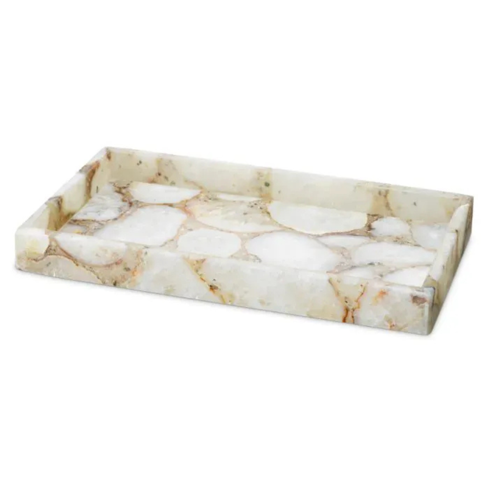 Eichholtz Tray Sonora Rectangular Agate stone