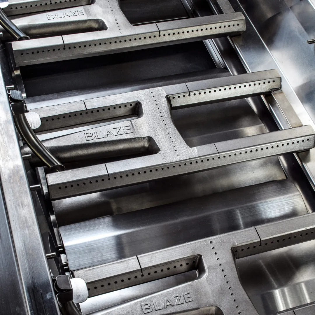 Blaze Professional LUX 34-Inch 3 Burner Built-In Gas Grill With Rear Infrared Burner Freestanding