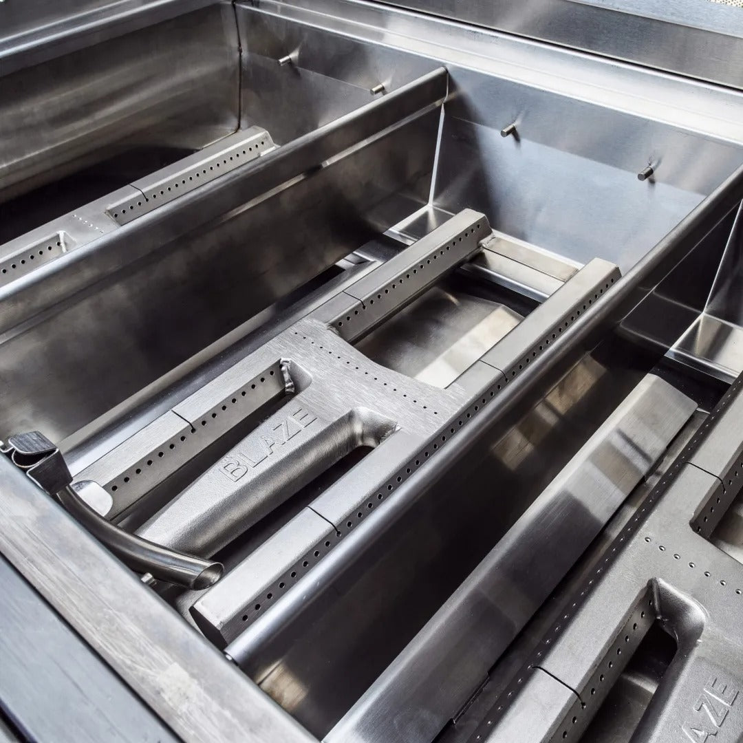 Blaze Professional LUX 34-Inch 3 Burner Built-In Gas Grill With Rear Infrared Burner Freestanding