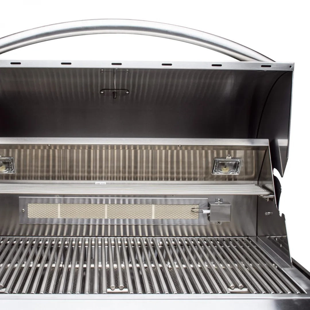 Blaze Professional LUX 34-Inch 3 Burner Built-In Gas Grill With Rear Infrared Burner Freestanding