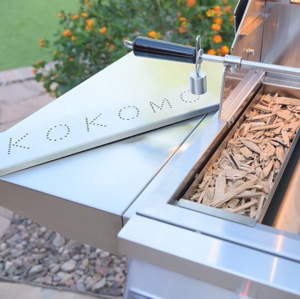 Smoker Chip Box Insert in Stainless Steel