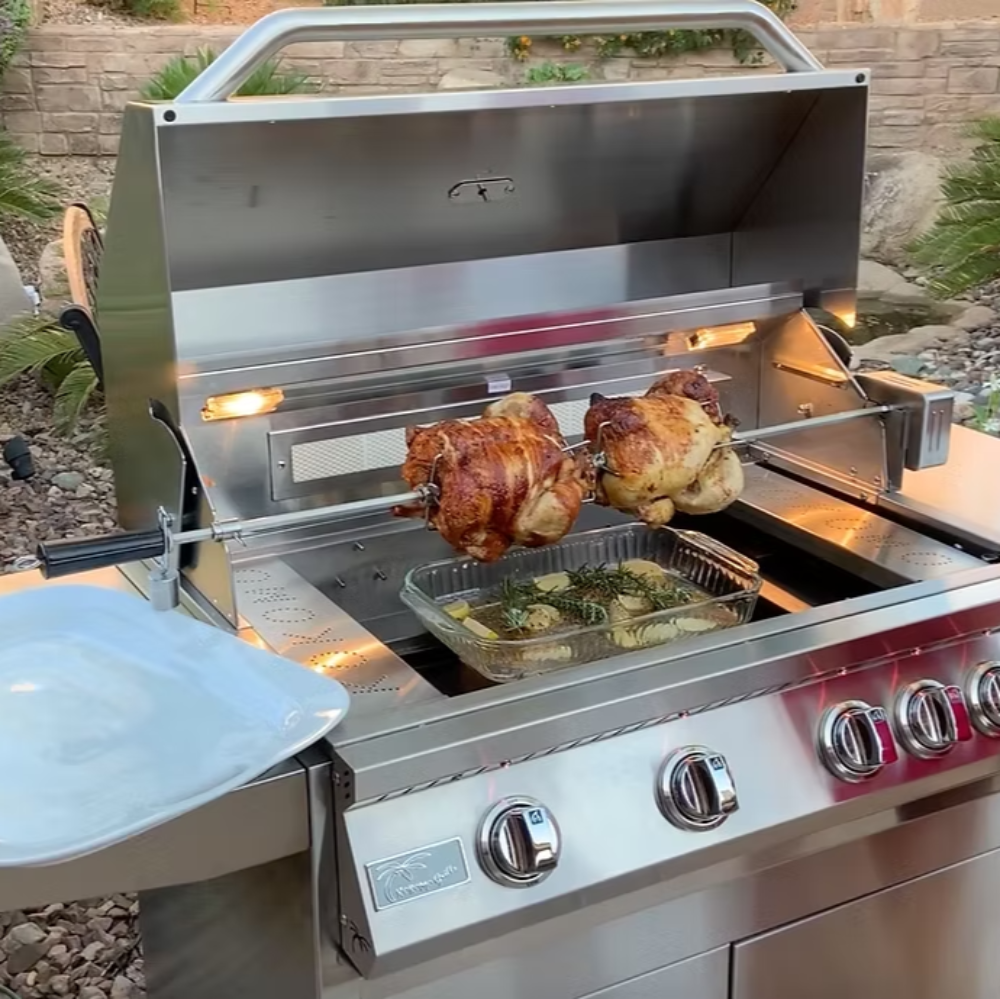BBQ Grill Rotisserie Kits