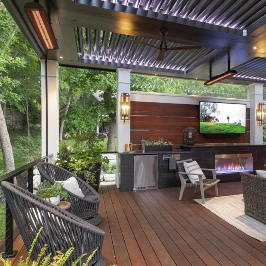 Bromic Heating - Tungsten - 6000 Watts Electric Double Element Heater