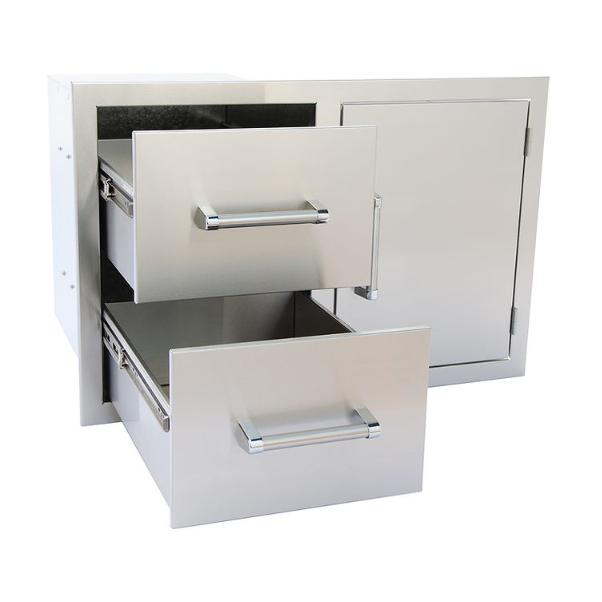 Outdoor Kitchen Stainless Steel Two Drawer - One Door Combo
