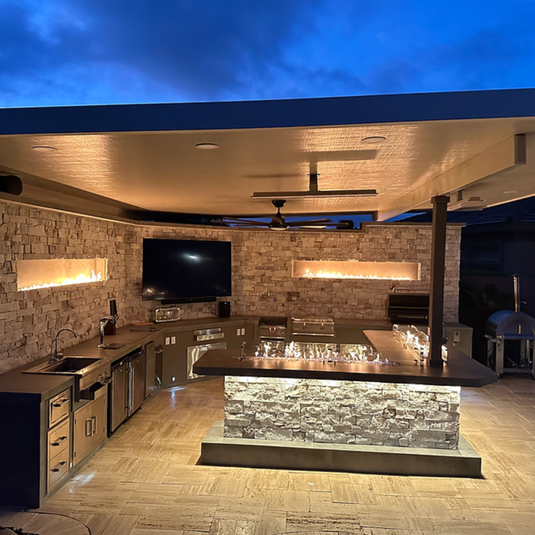 Kokomo Luxury Outdoor Kitchen BBQ Grill Island