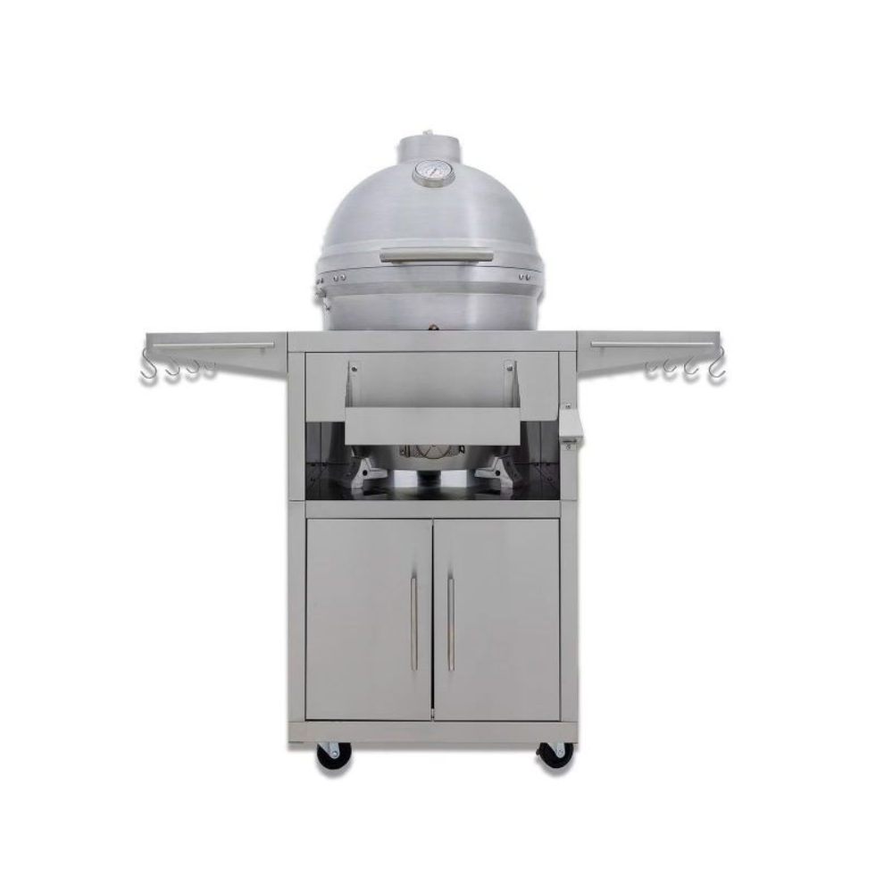 Blaze 20-Inch Cast Aluminum Kamado Freestanding