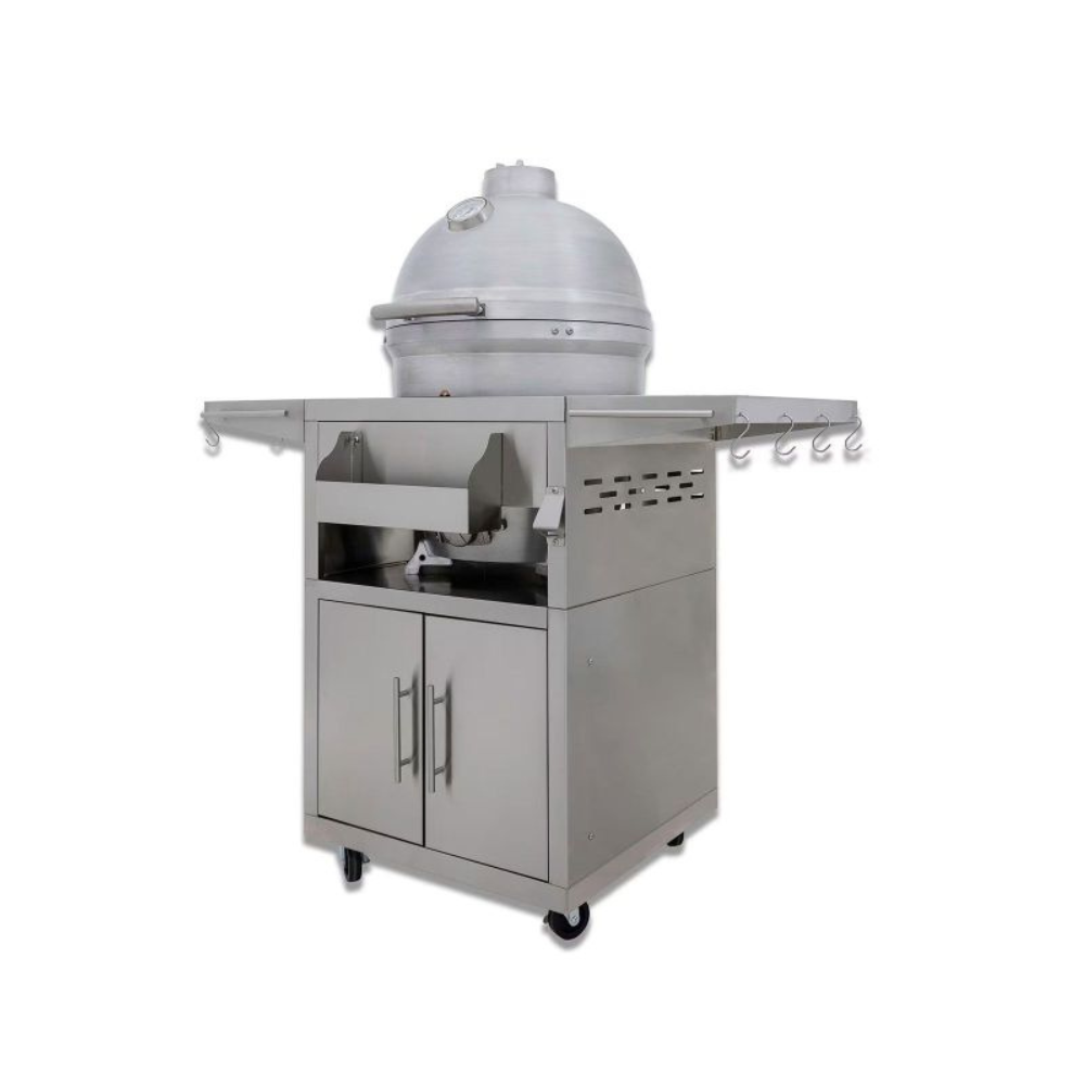 Blaze 20-Inch Cast Aluminum Kamado Freestanding