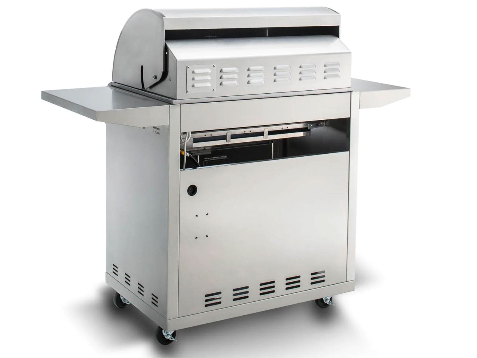 Blaze 32-Inch 4-Burner LTE Gas Grill with Rear Burner and Built-in Lighting System Freestanding