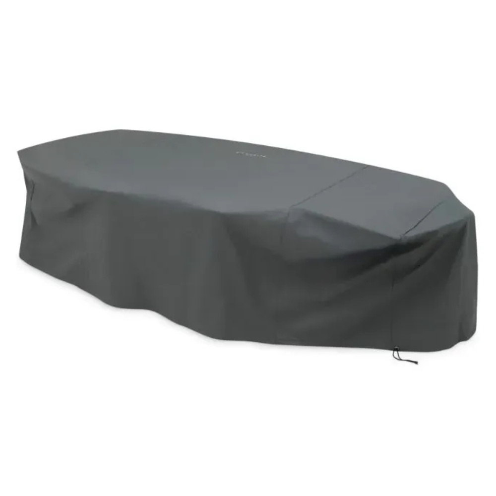 Eichholtz Outdoor Dining Table Free Form Natural teak top | sand finish legs