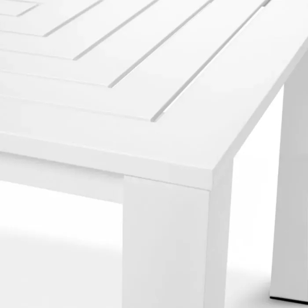 Eichholtz Outdoor Dining Table Vistamar Matte white finish