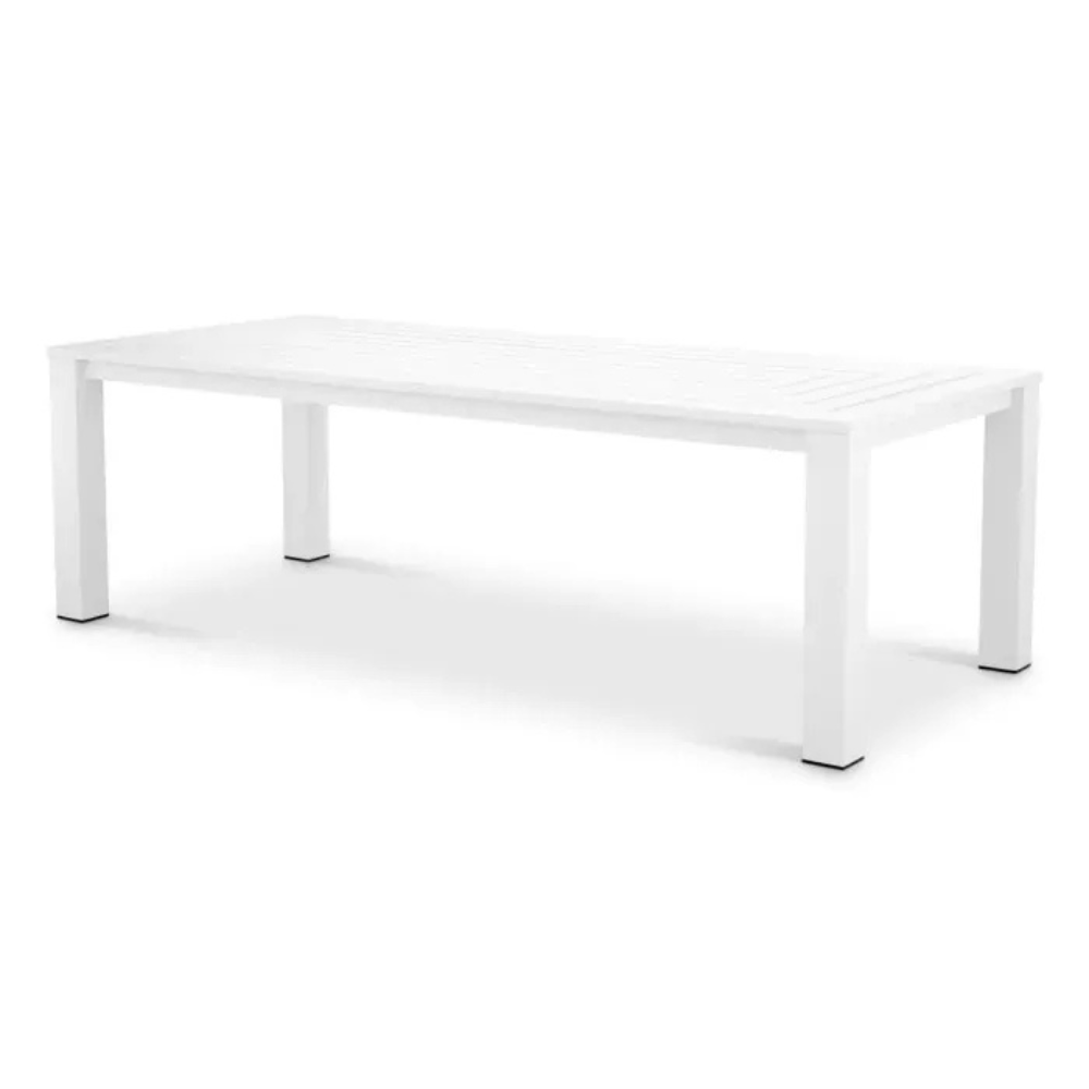Eichholtz Outdoor Dining Table Vistamar Matte white finish