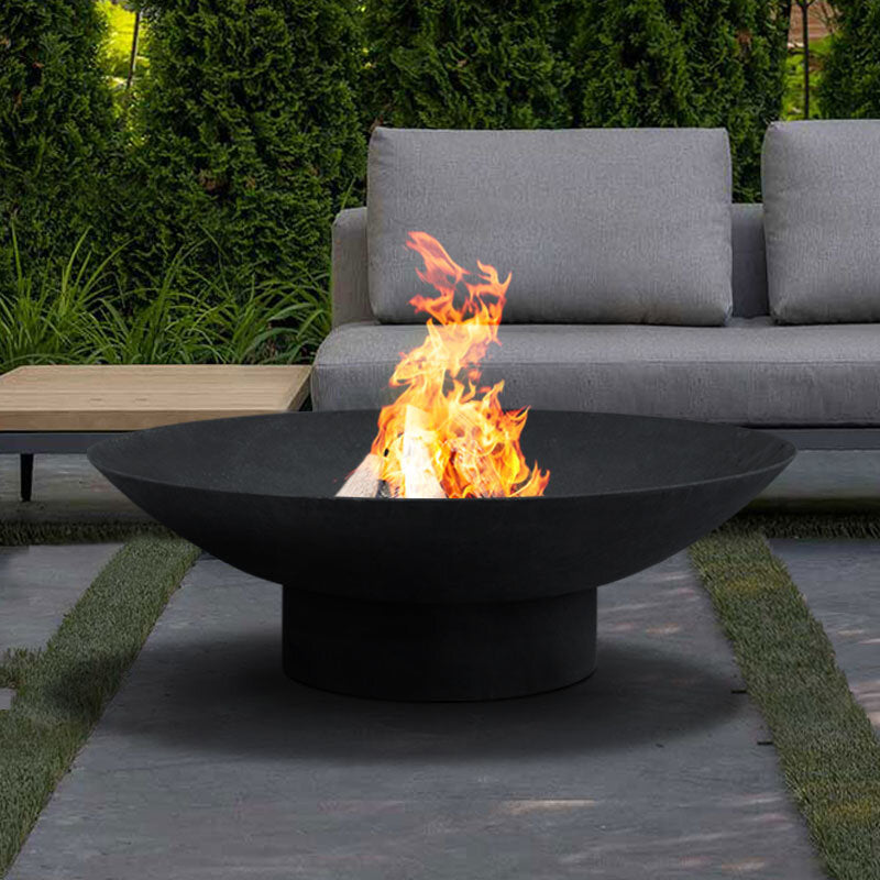 Milkcan Tucson 90 Black Fire Pit