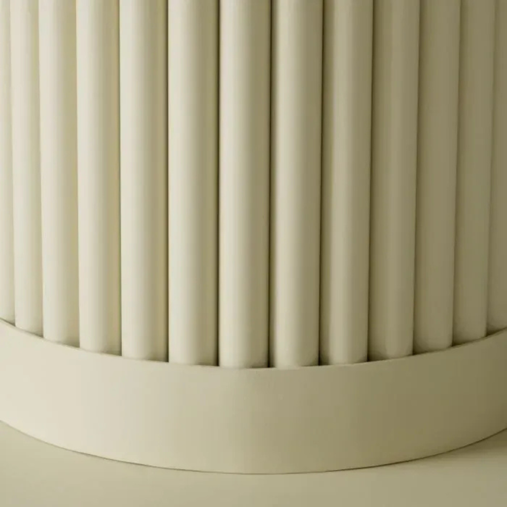 Eichholtz Outdoor Coffee Table Volterra Round Sand finish | cream ceramic top