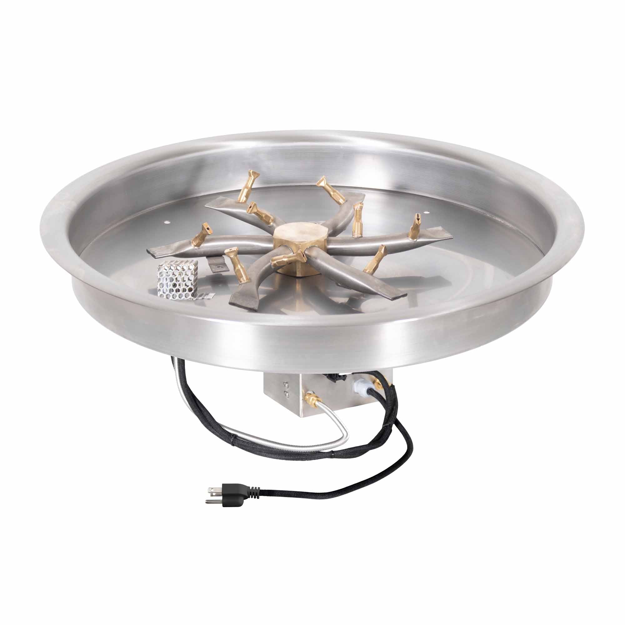 25" Round Drop In Pan & Triple S Bullet Burner