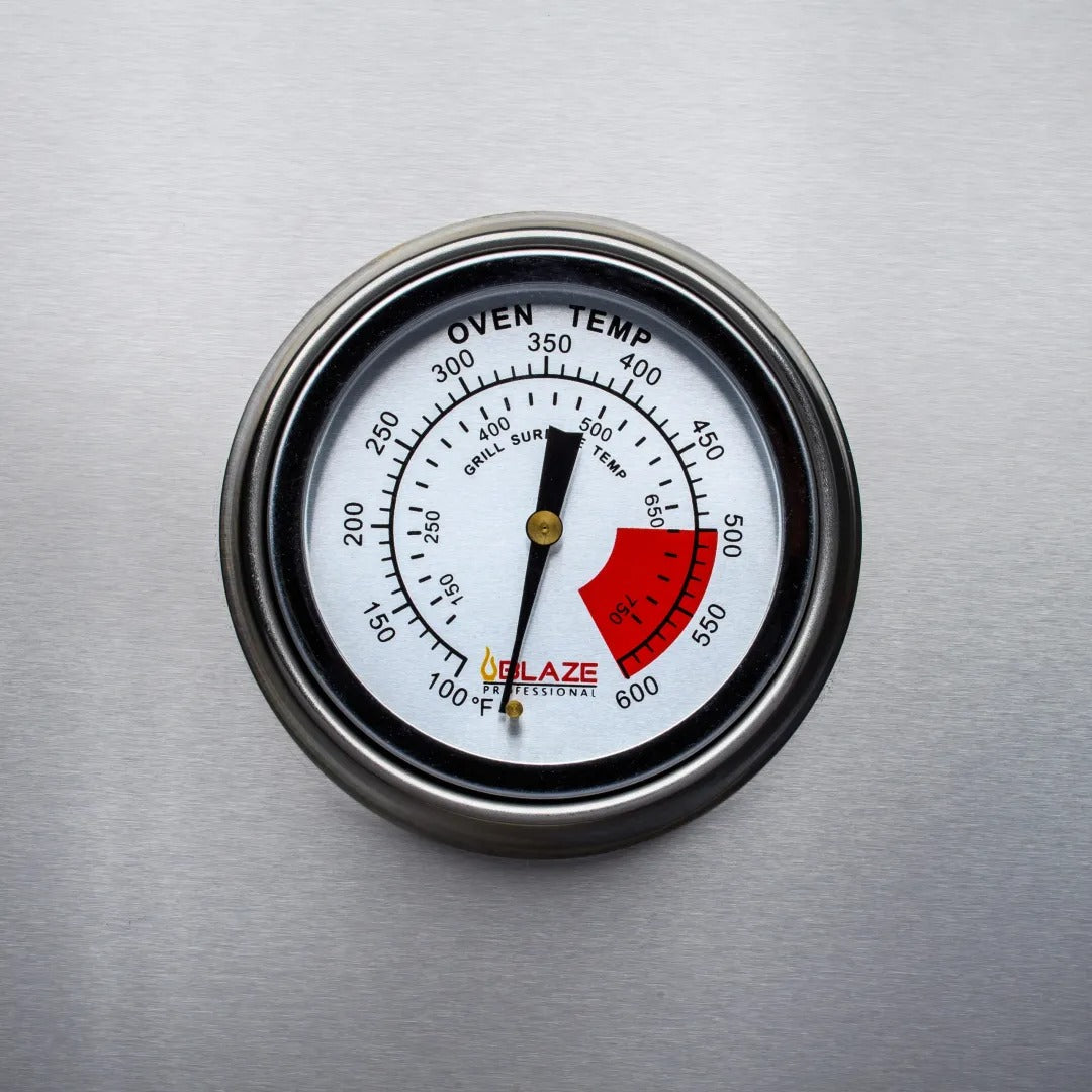 Blaze Professional LUX 34-Inch 3 Burner Built-In Gas Grill With Rear Infrared Burner Freestanding